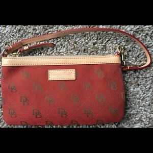 NWOT Dooney & Bourke RED clutch wristlet
